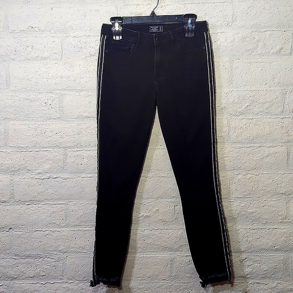 Abercrombie Harper Ankle Skinny Jeans 4-L - Picture 3 of 10